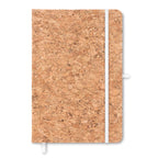 Branded A5 Hard Cork Cover Notebook