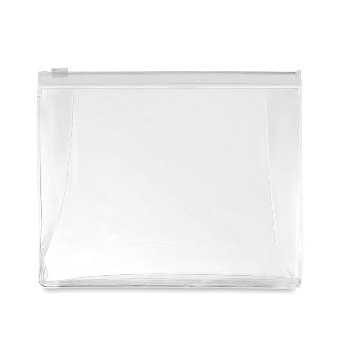 Branded PVC Cosmetic Pouch with Zip