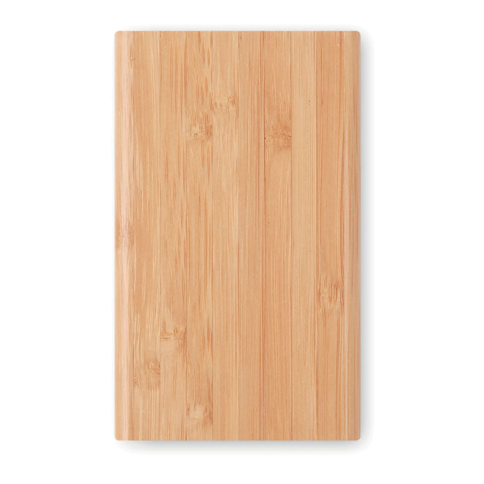 Branded Bamboo Power Bank 4000mAh 5W without branding