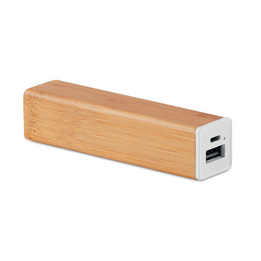 Power bank 2200 mAh in Bamboo Case