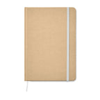 Branded A5 Recycled Carton Hard Cover Notebook in White