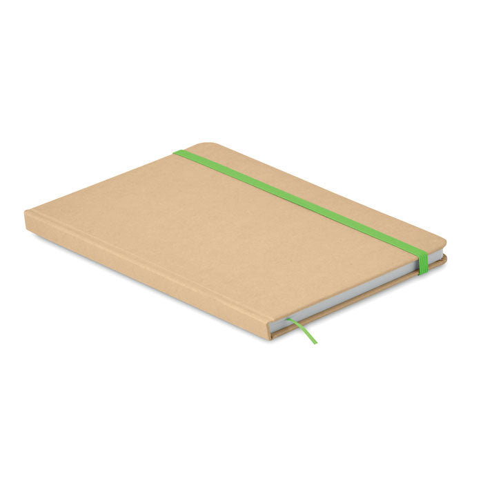 Branded A5 Recycled Carton Hard Cover Notebook without branding