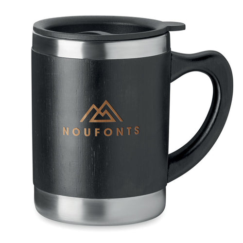 Branded Bamboo Travel Mug
