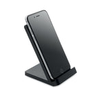 Branded Bamboo Wireless Charger Stand without branding