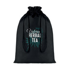 Branded Large Cotton Draw Cord Bag