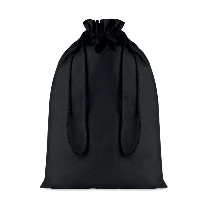 Branded Large Cotton Draw Cord Bag without branding
