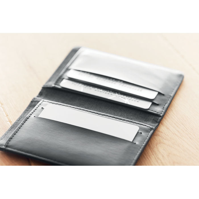 Branded RFID Anti-skimming Card in use