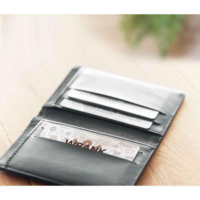 Branded RFID Anti-skimming Card in use
