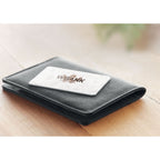 Branded RFID Blocking Card in use