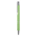 Branded wheat straw and abs pen with silver fittings