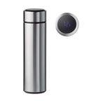 Branded vacuum bottle with thermometer and tea infuser
