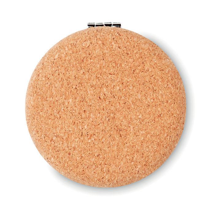Branded Cork Compact Mirror
