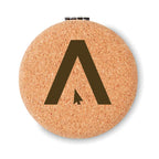 Branded Cork Compact Mirror