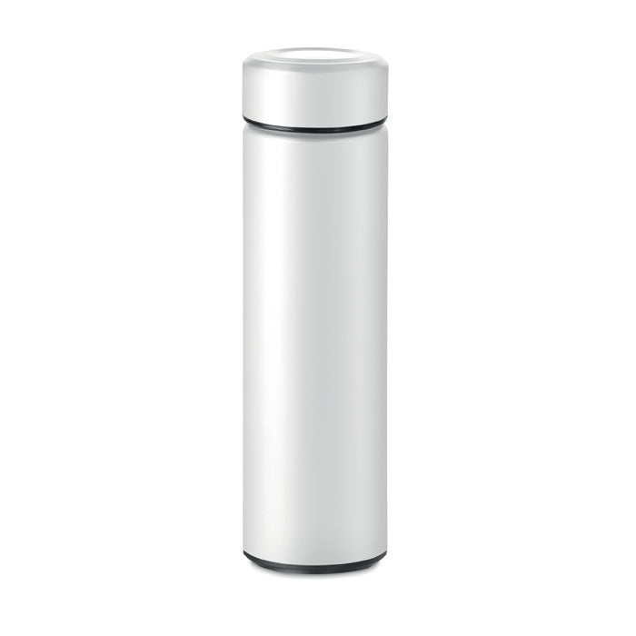 Branded vacuum flask with tea infuser