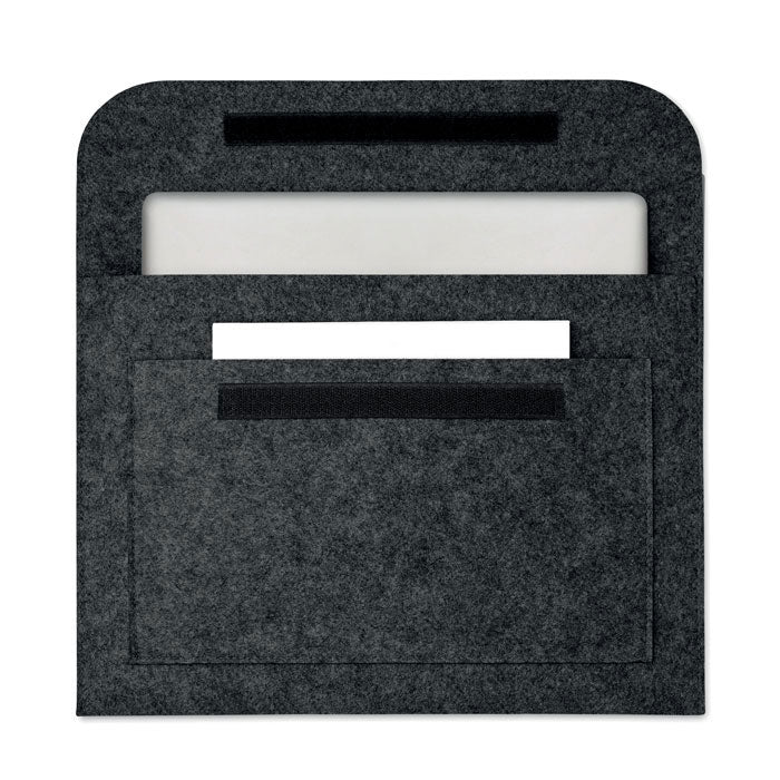 Branded 15 Inch Felt Laptop Pouch without branding