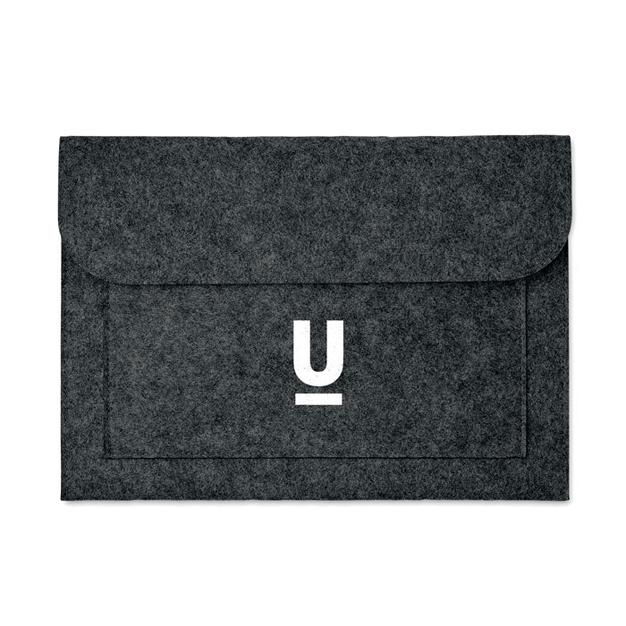 Branded 15 Inch Felt Laptop Pouch