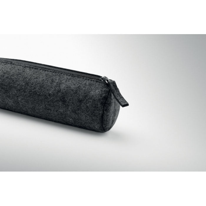 Branded Felt Zippered Pencil Case without branding