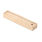 Branded 12 Piece Stationery Set in Wooden Box without branding