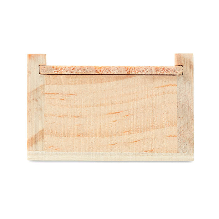 Branded 12 Piece Stationery Set in Wooden Box without branding