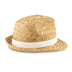 Branded Natural Straw Hat without branding