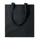 Branded Cotton Shopping Bag 180gsm in Black