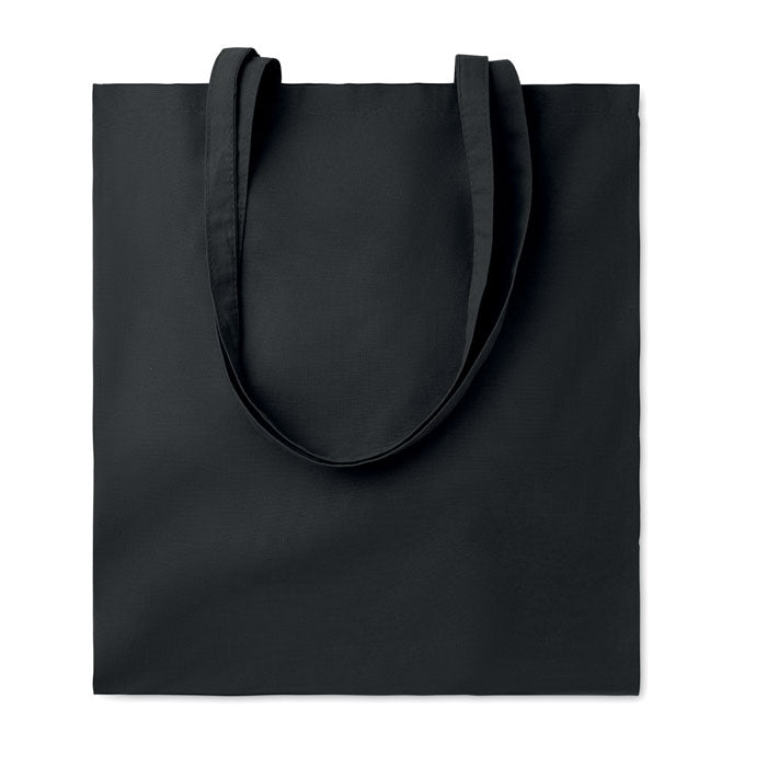 Branded Cotton Shopping Bag 180gsm in Black
