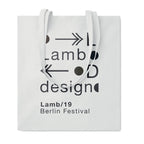 Branded Cotton Shopping Bag 180gsm in White