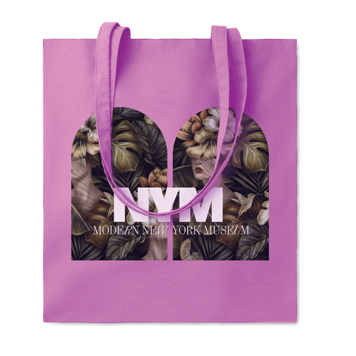Branded Cotton Shopping Bag 180gsm in Purple
