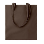 Branded Cotton Shopping Bag 180gsm in Brown