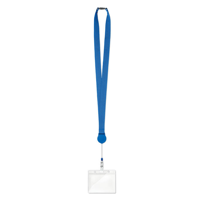 Branded Lanyard with Retractable Badge Holder without branding