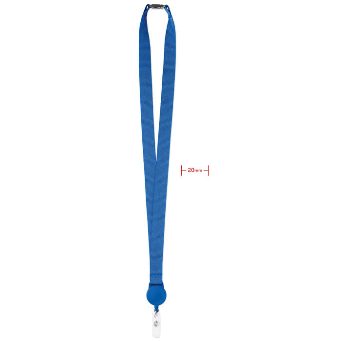 Branded Lanyard with Retractable Badge Holder without branding