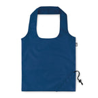 Branded Foldable RPET Shopping Bag in Blue
