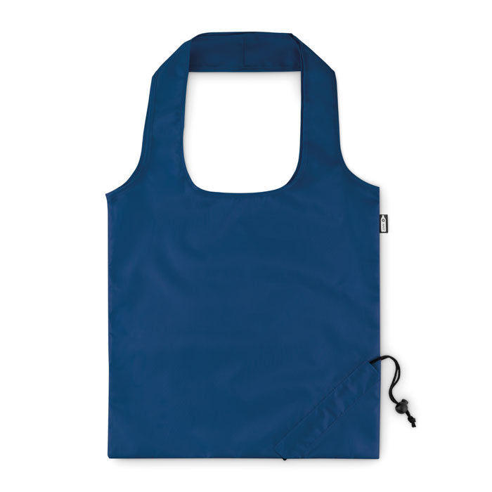Branded Foldable RPET Shopping Bag in Blue
