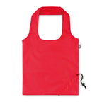 Branded Foldable RPET Shopping Bag in Red