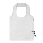 Branded Foldable RPET Shopping Bag in White