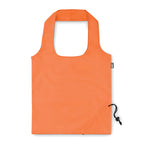 Branded Foldable RPET Shopping Bag in Orange
