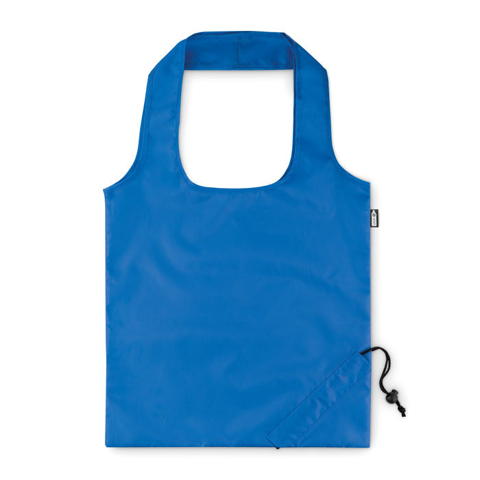 Branded Foldable RPET Shopping Bag in Blue