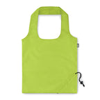 Branded Foldable RPET Shopping Bag in Green