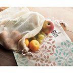 Branded 2cotton Food Bag 140gsm in use