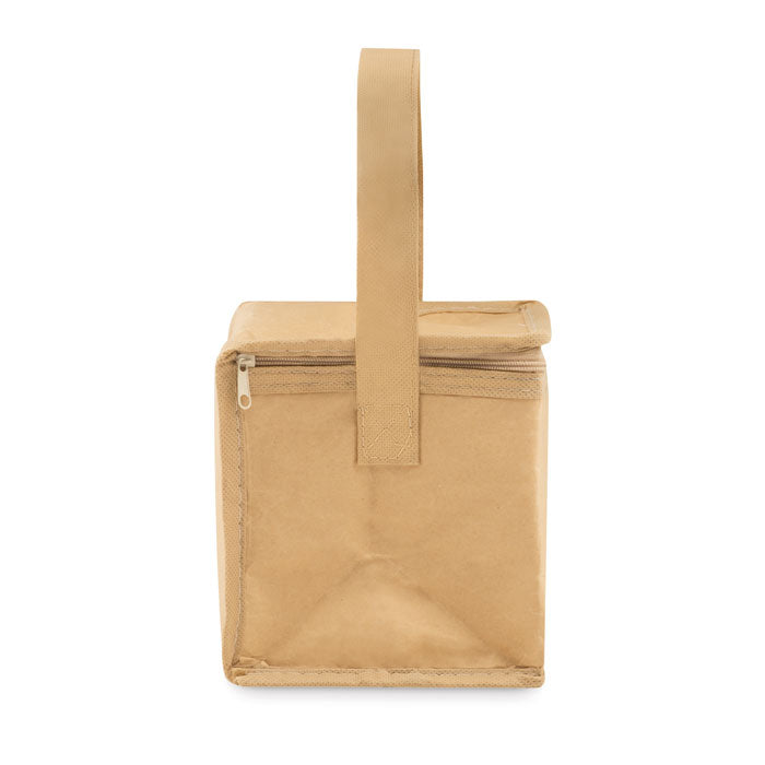 Branded 6 Can Woven Paper Cooler Bag without branding