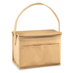 Branded 6 Can Woven Paper Cooler Bag without branding