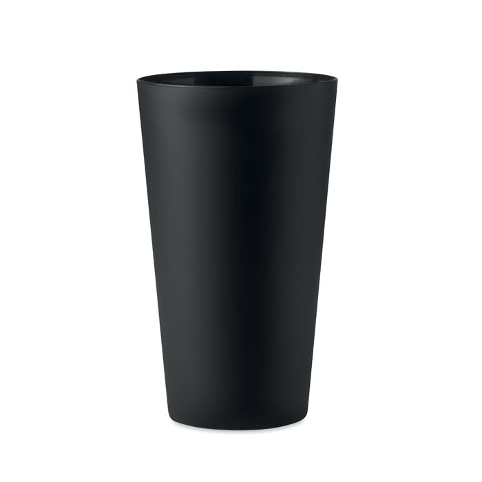 Branded Reusable Festival Cup - 500ml in Black