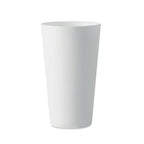 Branded Reusable Festival Cup - 500ml in White