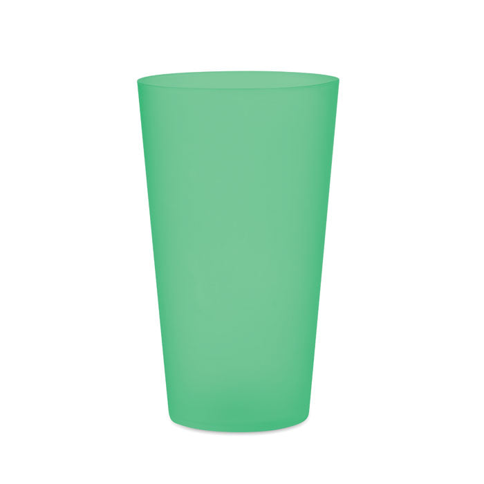 Branded Reusable Festival Cup - 500ml in Green