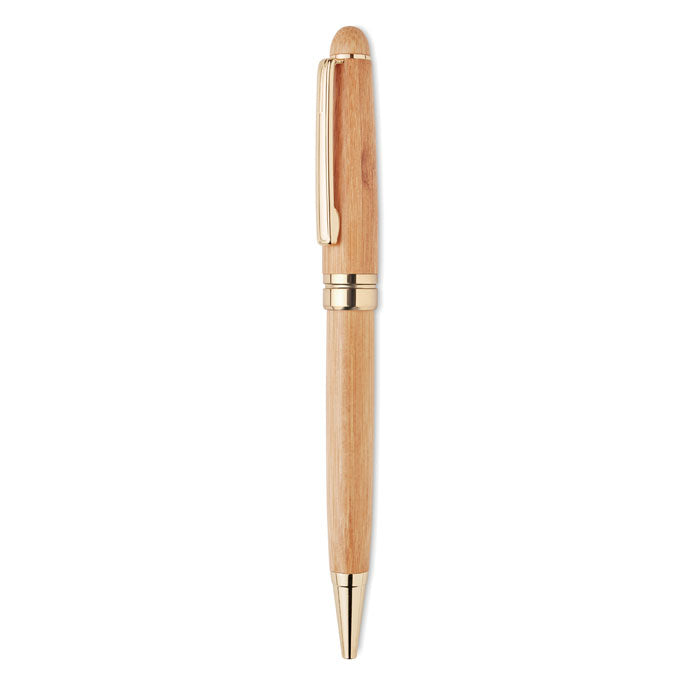 Branded Bamboo Pen in Gift Box without branding