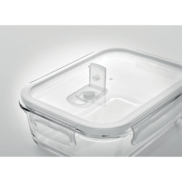 Branded Borosilicate Glass Lunch Box 900ml without branding