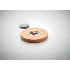 Branded Bamboo Bottle Opener Coaster without branding