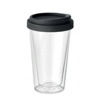 Branded borosilicate glass tumbler