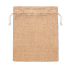 Branded Small Jute Gift Bag 14 x 22 cm without branding