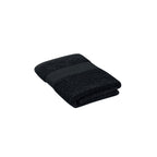 Branded Organic Cotton Terry Towel 100 x 50cm in Black